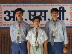 कराटे प्रतियोगिता में 3 गोल्ड एवं 3 सिल्वर मैडल जीतकर आरएसवी के स्टूडेंट्स ने फहराया परचम