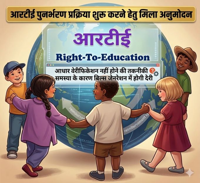 आरटीई भुगतान की प्रक्रिया को शिक्षा सचिवालय से मिला अनुमोदन
